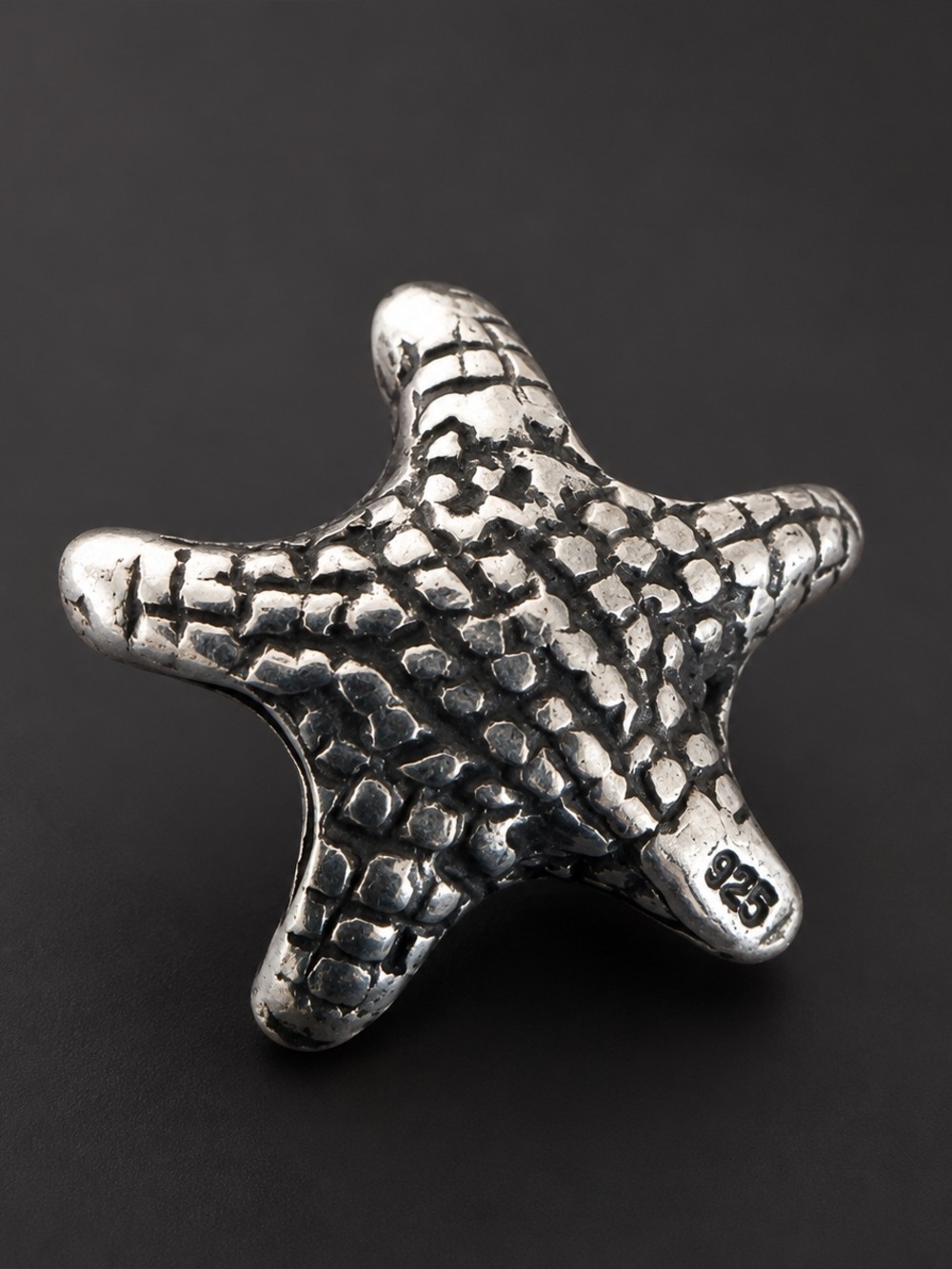 Vintage Sterling Silver Starfish Charm Fits Most Snake Charm Bracelets